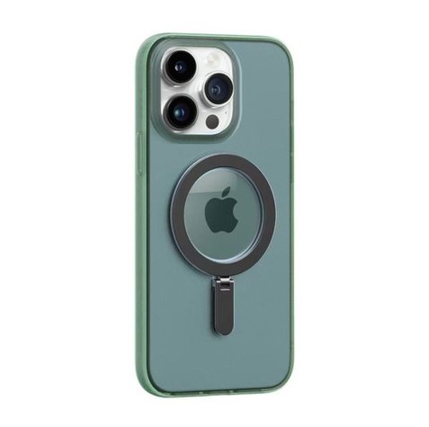 ZGA iPhone 14 Pro Magnifier Magsafe With Stand Protector Case - Green (753509)