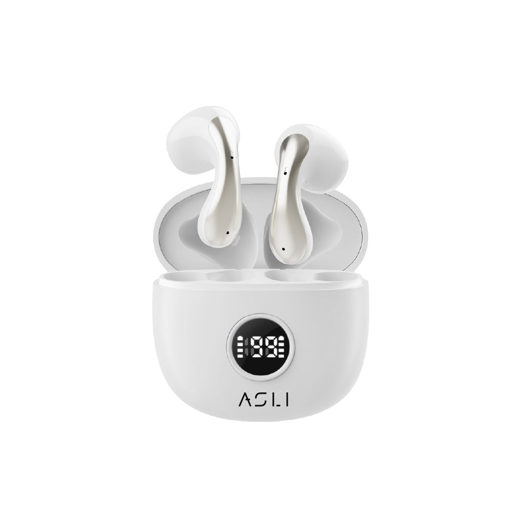 Asli Global EchoPods Pro TWS Bluetooth Earbuds with Touch Control IPX4 | White