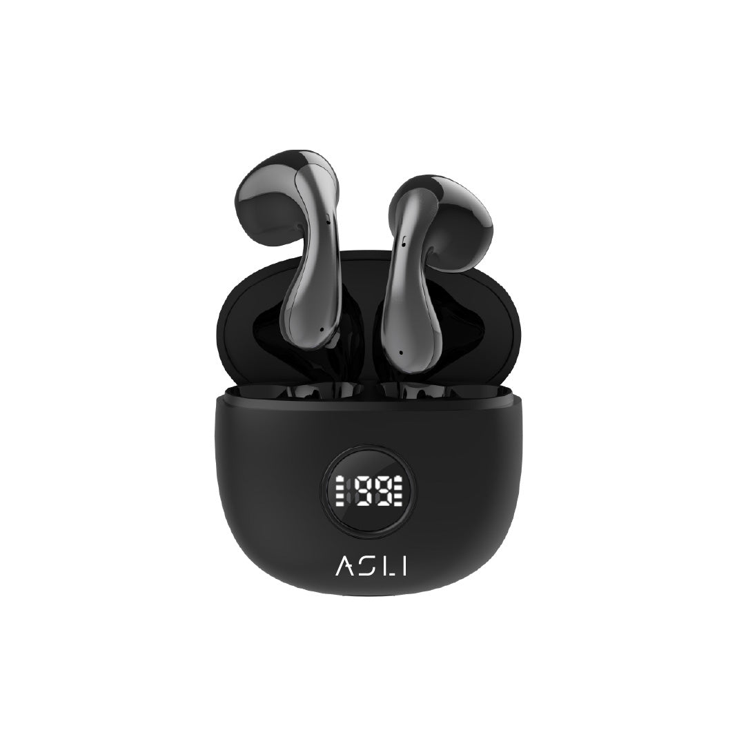Asli Global EchoPods Pro TWS Bluetooth Earbuds with Touch Control IPX4 | Black