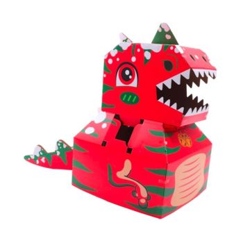 Paper Dinosaur Animal - Red | WZY-JY04