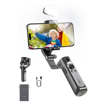 Hohem iSteady XE Kit Gimbal Stabilizer for Smartphone, 3-Axis Phone Gimbal - Black ISXEK G