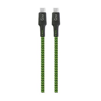 Goui Type C-C Tough Cable 100W E-Mark 1.5mtr Green | G-TC100W-G