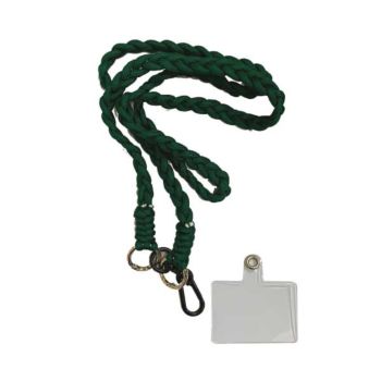 Universal Mobile Phone Crossbody Lanyard Anti-lost Adjustable Detachable Neck Strap Cord Rotatable Clasp Safety Rope All Case - Green (1666 Grn)