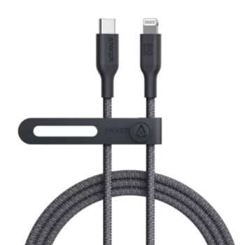 Anker USB-C to Lightning Cable 6FT Bio Braided Black