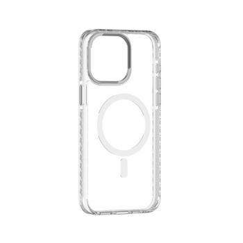 ZGA iPhone 15 Pro Max Protective Case with Camera Metal Frame - Silver | 757019