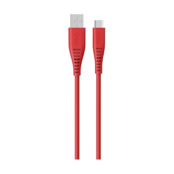 Goui Silicon Cable USB to C 1.5mts red | G-NTCA15-SR