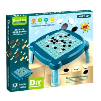 2 in 1Black & White Desktop Chess Fliping Game | WZY-33020A