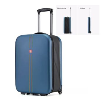 20" Foldable Suitcase For Business Suitcase Luggage Travel - Blue (9003 20" BL)