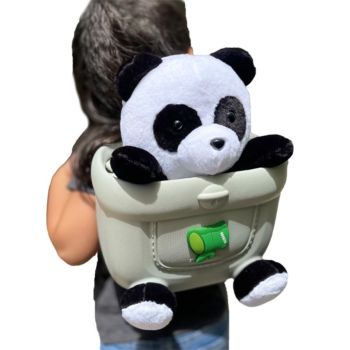 Picocici Doll Backpack for Kids Panda Gray - (220333)