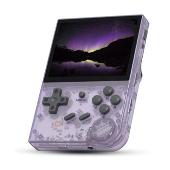 Anbernic Mini Game Play Transparent Purple | RG35XX TP