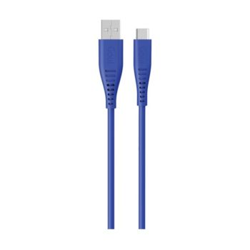 Goui Silicon Cable USB to C 1.5mts Blue | G-NTCA15-SB