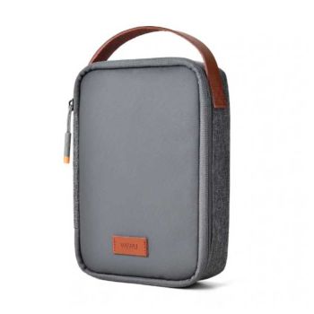 WiWU Minimalist Travel Pouch for Electronics Macbook Accessorie Organizer Bag - Gray (411325)