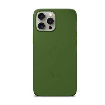Goui iPhone 15 Pro Case Green Olive With Free Strap | G-MAGENT15P-OL