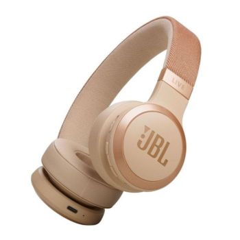 Jbl Live 670 Wireless Over Ear Noise Cancelling Headphones Sandstone | JBLLIVE670NCSAT