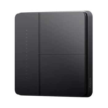 Aqara Smart Wall Switch Z1 Pro Double Rocker Black