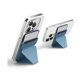 MOFT MagSafe Wallet Stand for iPhone 14/13/12 Series Compatible Phone Stand - Windy Blue (545317)
