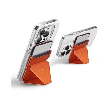 MOFT MagSafe Wallet Stand for iPhone 14/13/12 Series Compatible Phone Stand - Sunset Orange (545355)