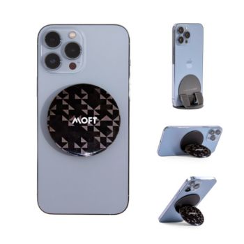 Moft O-Snap Phone Stand and Grip with Magnetic Stand - Black Diamond (546451)