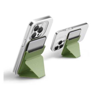 MOFT MagSafe Wallet Stand for iPhone 14/13/12 Series Compatible Phone Stand - Sprout Green (547472)