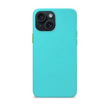 Goui iPhone 15 Plus Case Cyan Blue With Free Strap | G-MAGENT15PL-CY