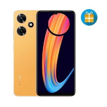 Infinix Hot 30i - 8GB RAM - 128GB ROM - Mobile Phone - Marigold With Gift