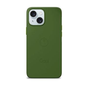 Goui iPhone 15 Case Green Olive With Free Strap | G-MAGENT15-OL
