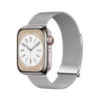 Zga Apple Watch 45/49mm Stainless Steel Watch Strap - Silver (755992)