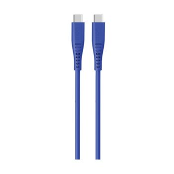Goui Silicon Cable C to C 1.5mts Blue | G-NTCC15-S60B