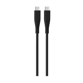 Goui Silicon Cable C to C 1.5mts Black | G-NTCC15-S60K