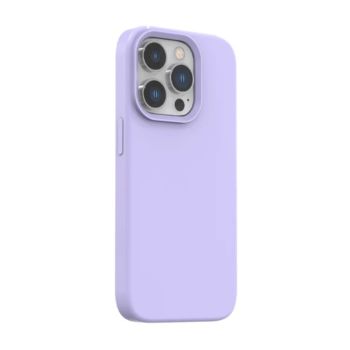 ZGA iPhone 14 Pro Max Sunshine Silicone Protective Clear Case Purple | 752748