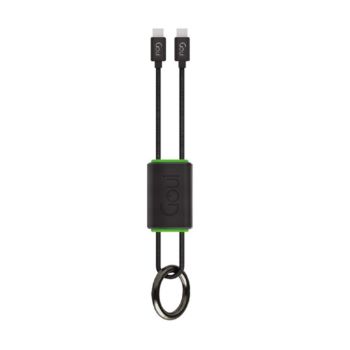 Goui LOCK USB Type C-C Key Chain Cable Black | G-NTCC15-KC-K