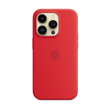ZGA iPhone 14 Pro Sunshine Silicone Protective Clear Case Red | 752571