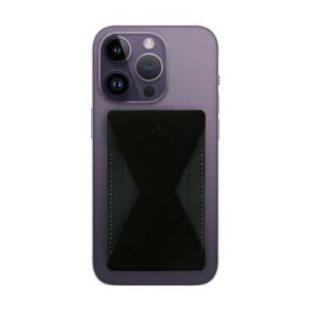 ASLI Grip Stand With Pocket For Smart Phone - Black (947580 B)