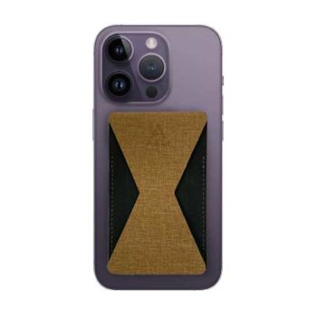 ASLI Grip Stand With Pocket For Smart Phone - Light Brown (947580 LBR)
