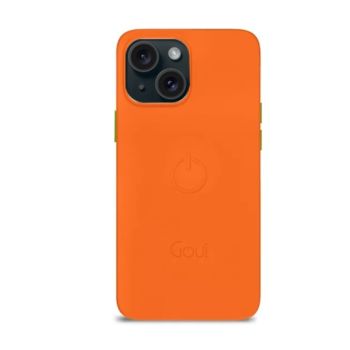 Goui iPhone 15 Case Tiger Orange With Free Strap | G-MAGENT15-TO