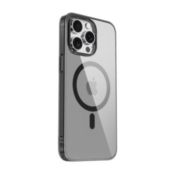 Asli iPhone 15 Pro Max Crystal Magsafe Case Smoke | 805052
