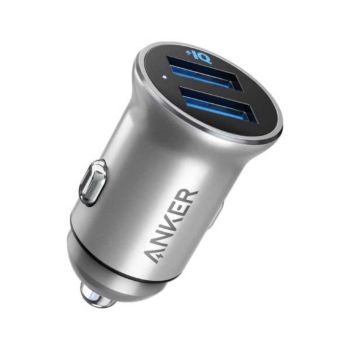 Anker PowerDrive 2 Alloy 24W USB Car Charger - (A2727H42)