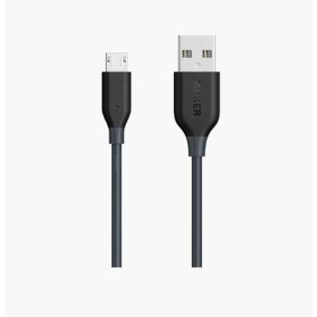 Anker 3ft/0.9m PowerLine Micro Cable - Black (A8132H112)
