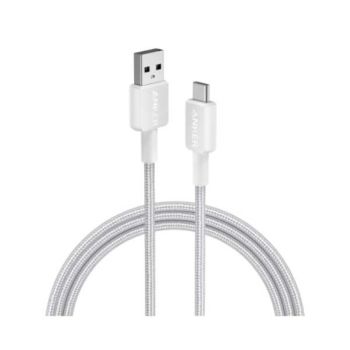 Anker 1.8m/6ft 322 USB-A to USB-C Braided Cable - White (A81H6H21)