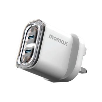 Momax 1-charge Flow 2 Port Gan Charger 35w Usb-c | UM51UKW