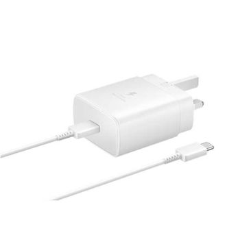 Samsung Travel Adapter (45 W) with USB-C to USB-C Cable - White