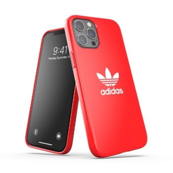 Adidas iPhone 12 - 12 Pro Snap Case Trefoil -  scarlet (42293)