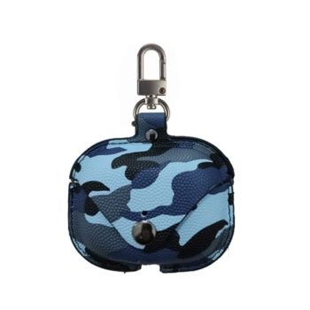 Airpods Pro Camouflage Series Leather Soft Case - Blue (854288)