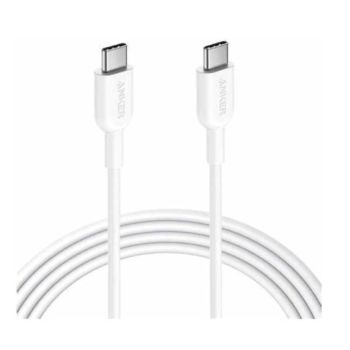 Anker 322 USB -C TO USB -C to cable (3ftBraided) - White (A81F5H21)