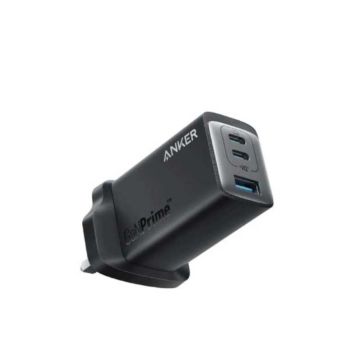 Anker 65W 735 Charger USB-C ports and one USB-A port - Black (A2668211)