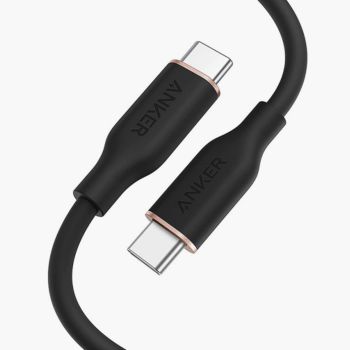Anker Cable PowerLine III Flow USB-C to USB-C Cable (6ft/1.8m) – Black