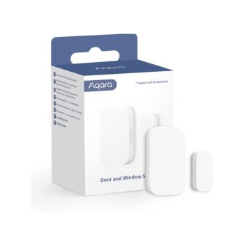 Aqara Door and Window Sensor Wireless Mini Alarm System and Smart Home Automation (MCCGQ11LM)
