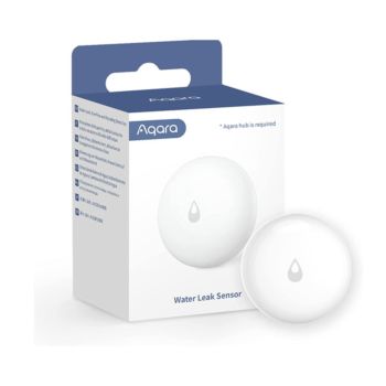 Aqara Water Leak Sensor Wireless Mini Flood Detector Alarm System and Smart Home Automation (SJCGQ11LM) 