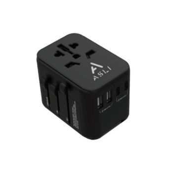 Asli 30W PD Travel Adapter Global with Type-C Fast Charging (AS-TC30)