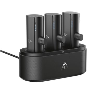 Asli Global Multi Link Connect Trio Mini Power Station With 2xusb-c & 1 Lightning Connector